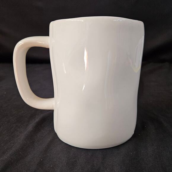 Rae Dunn Magenta Artisan Collection Wild Mug White Farmhouse Coffee Tea - Picture 3 of 9